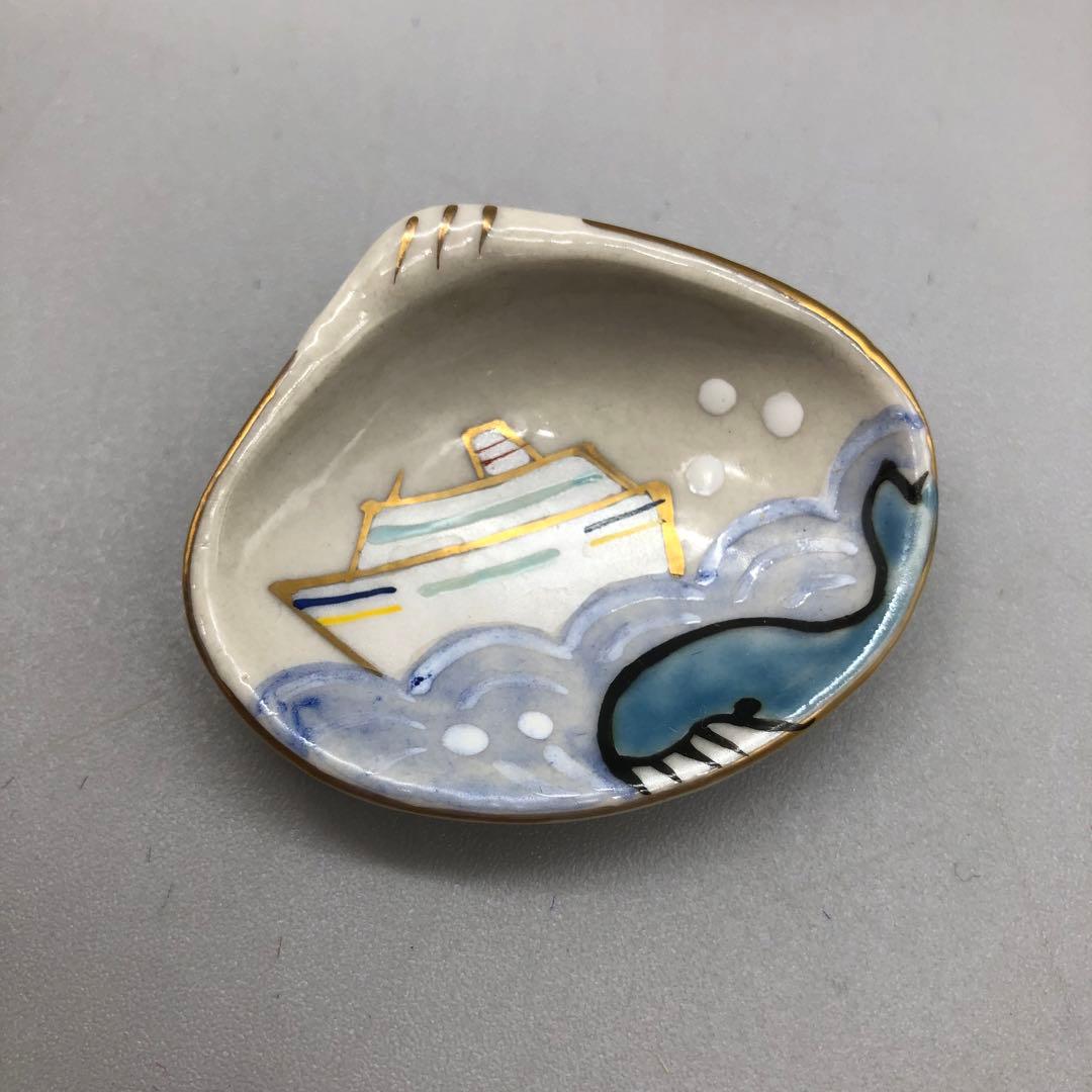 あすか飛鳥クルーズ&和光WAKO限定品木箱入り貝殻デザイン箸置き5個セット