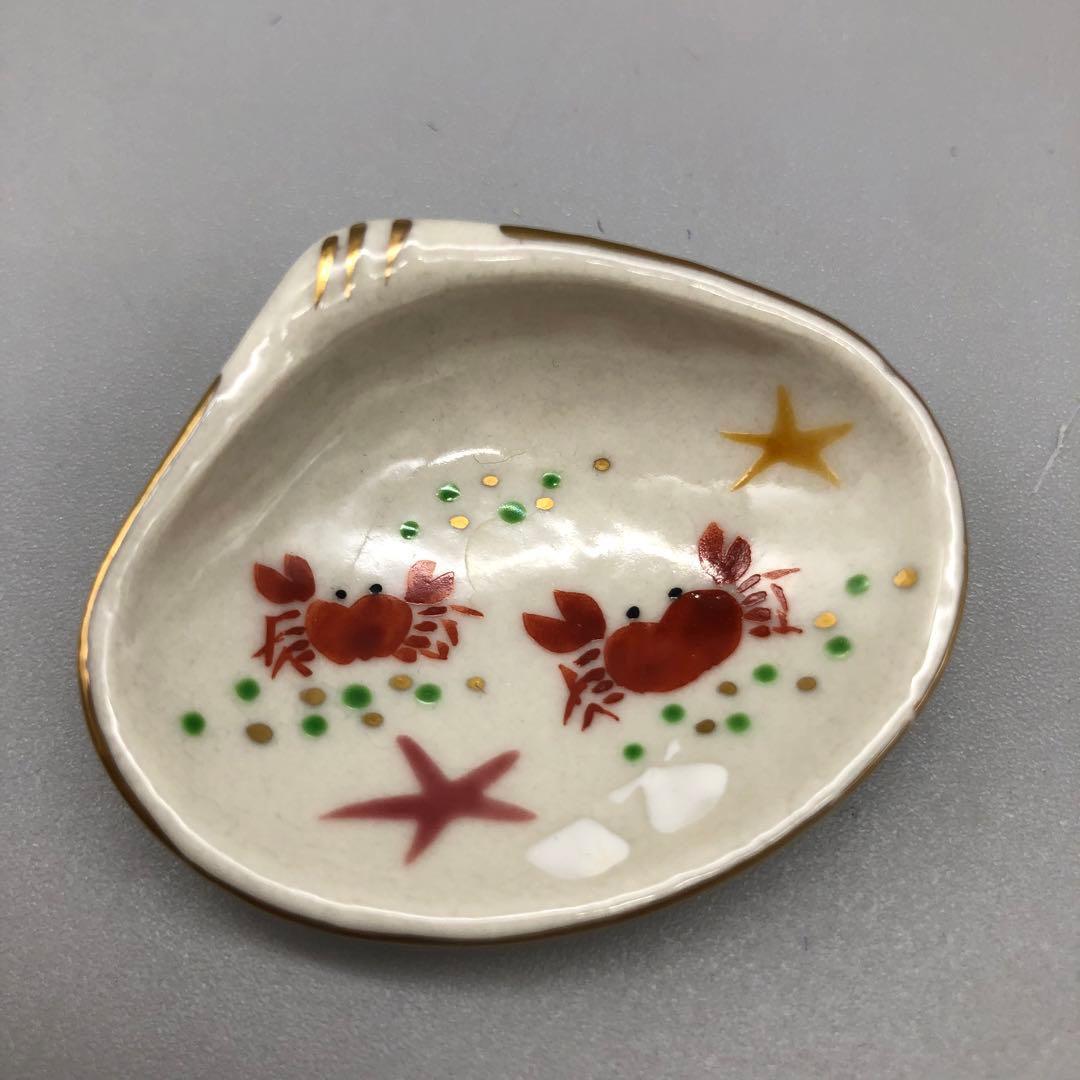 あすか飛鳥クルーズ&和光WAKO限定品木箱入り貝殻デザイン箸置き5個セット