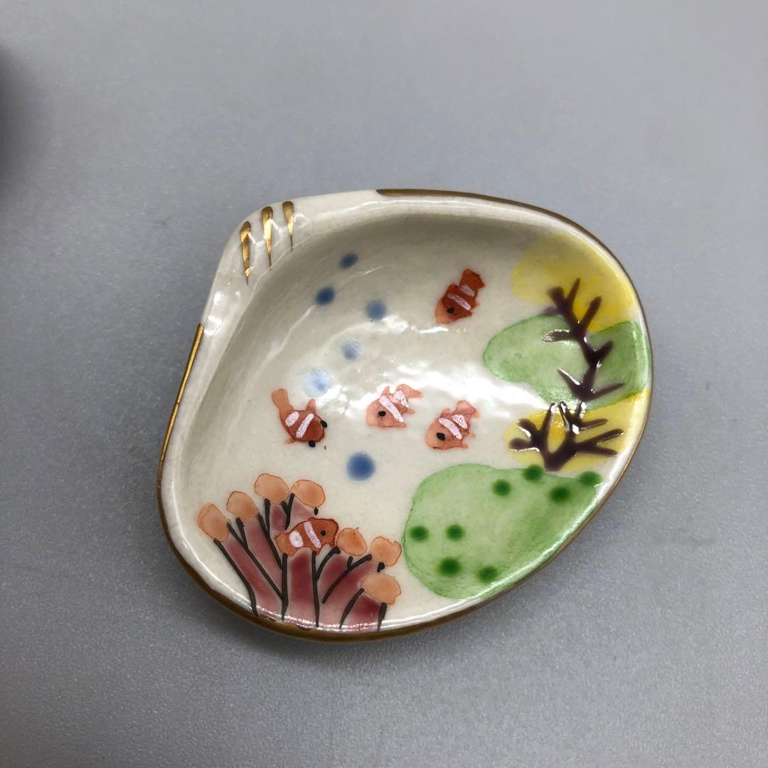 あすか飛鳥クルーズ&和光WAKO限定品木箱入り貝殻デザイン箸置き5個セット