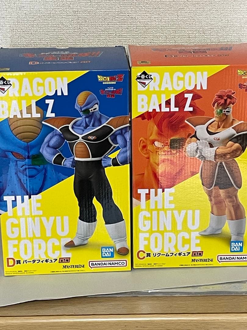 ドラゴンボール一番くじギニュー特戦隊フィギュアセット　界王拳悟空付き