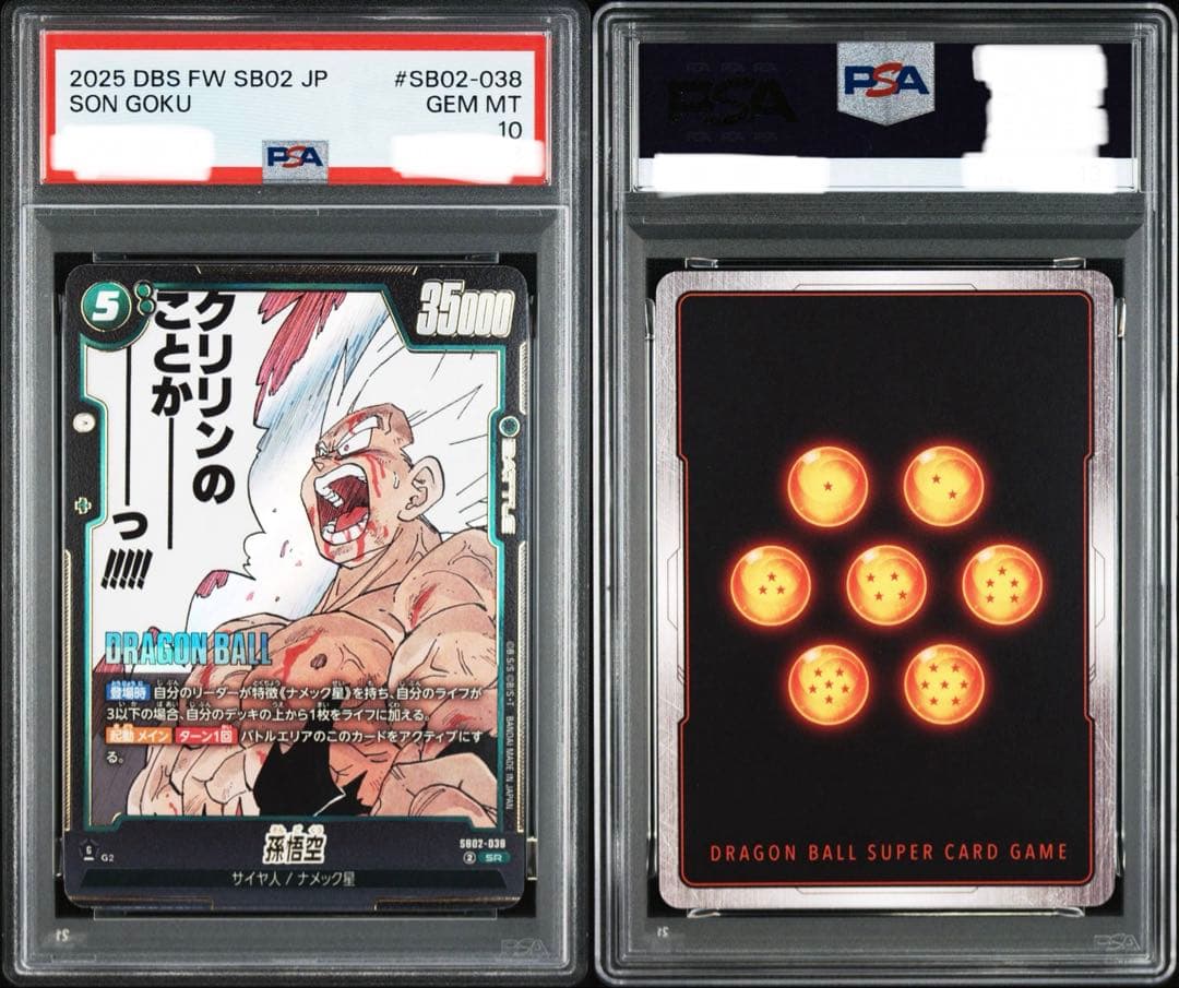 【PSA10】 SB02-038フュージョンワールド マンガブースター 02