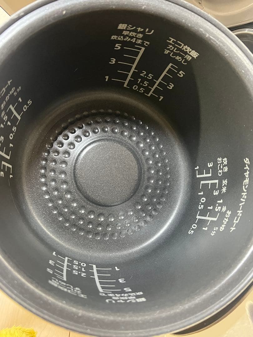 【極美品】パナソニック スチームIH炊飯器5.5合 銀シャリダイヤモンド竈釜