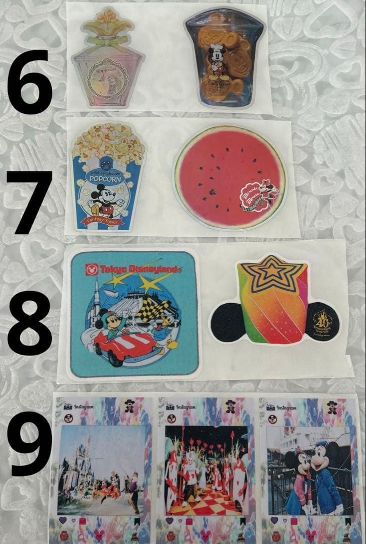 ディズニーロールシール　アメステ　11