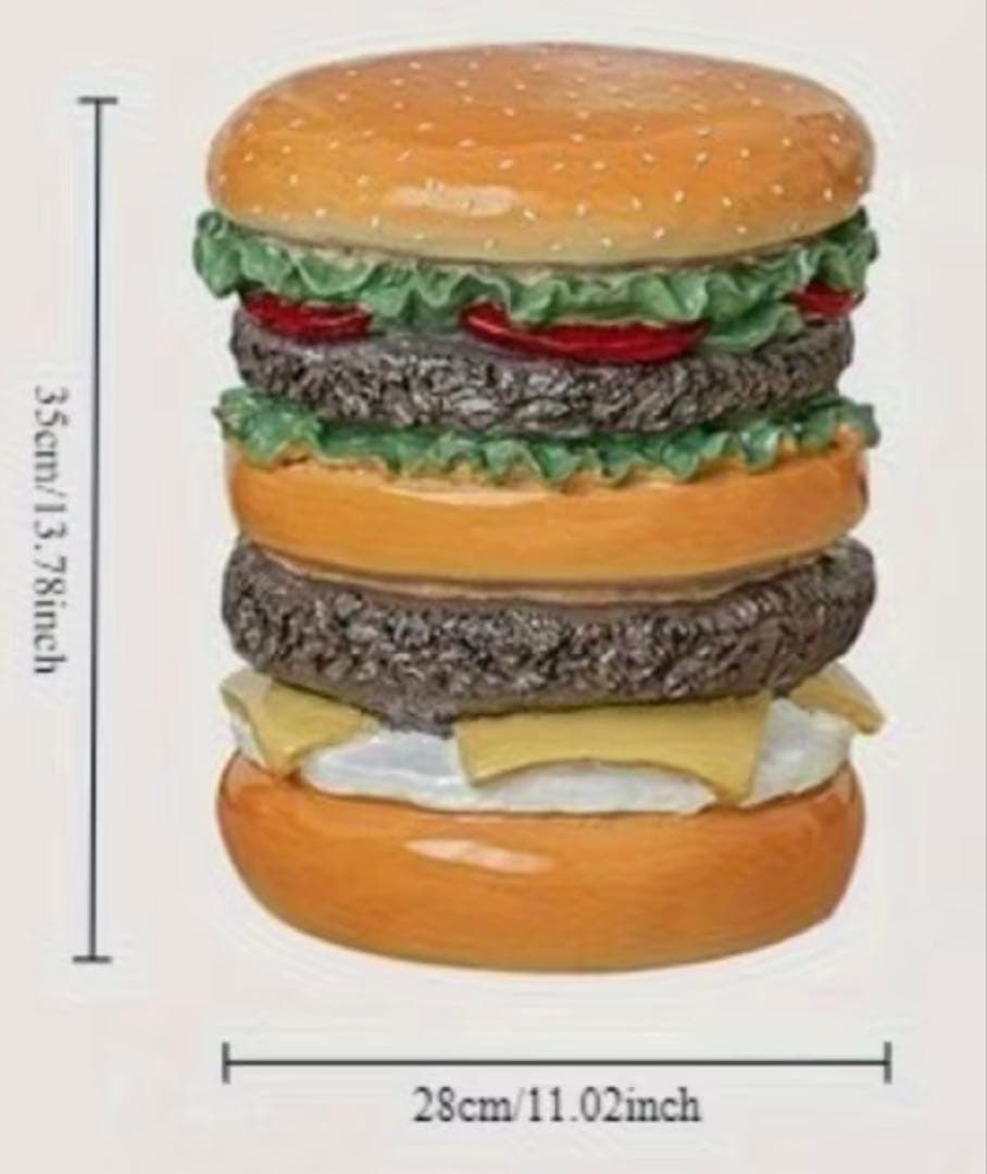 ハンバーガー型 オブジェ イス