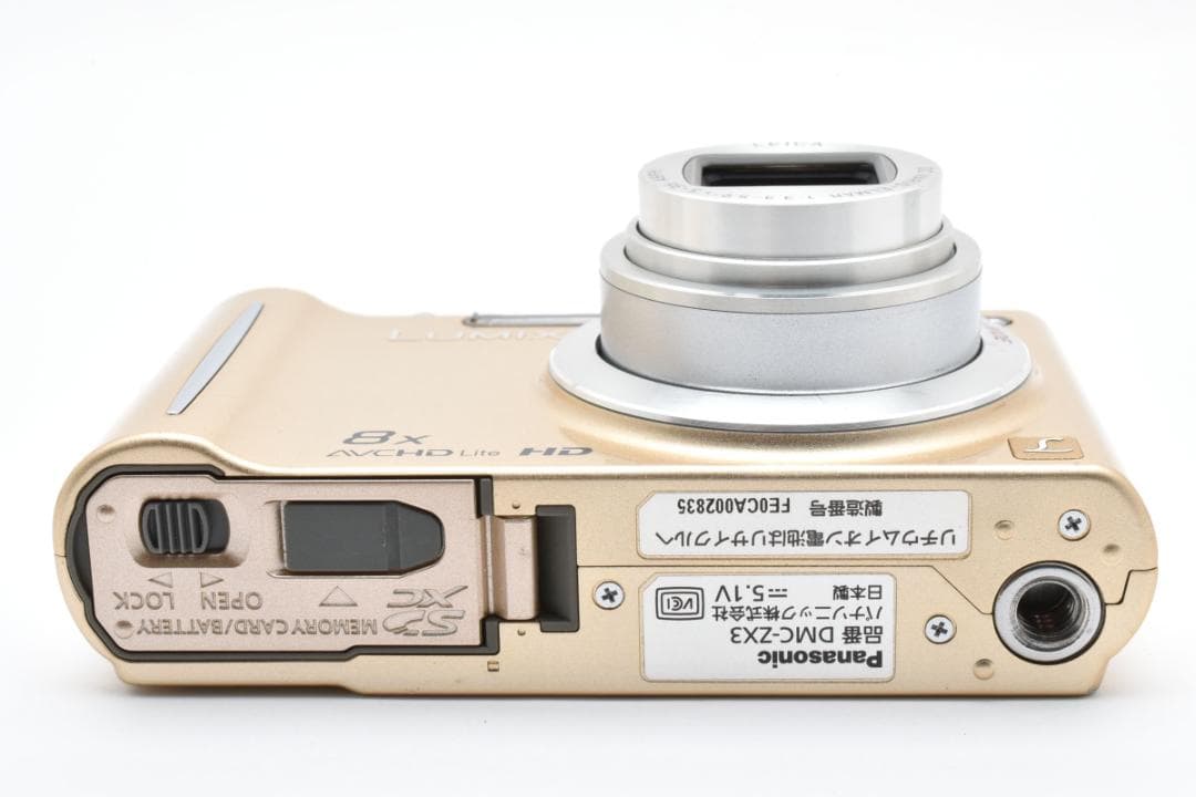 ■美品■ パナソニック　Panasonic LUMIX DMC-ZX3 ゴールド
