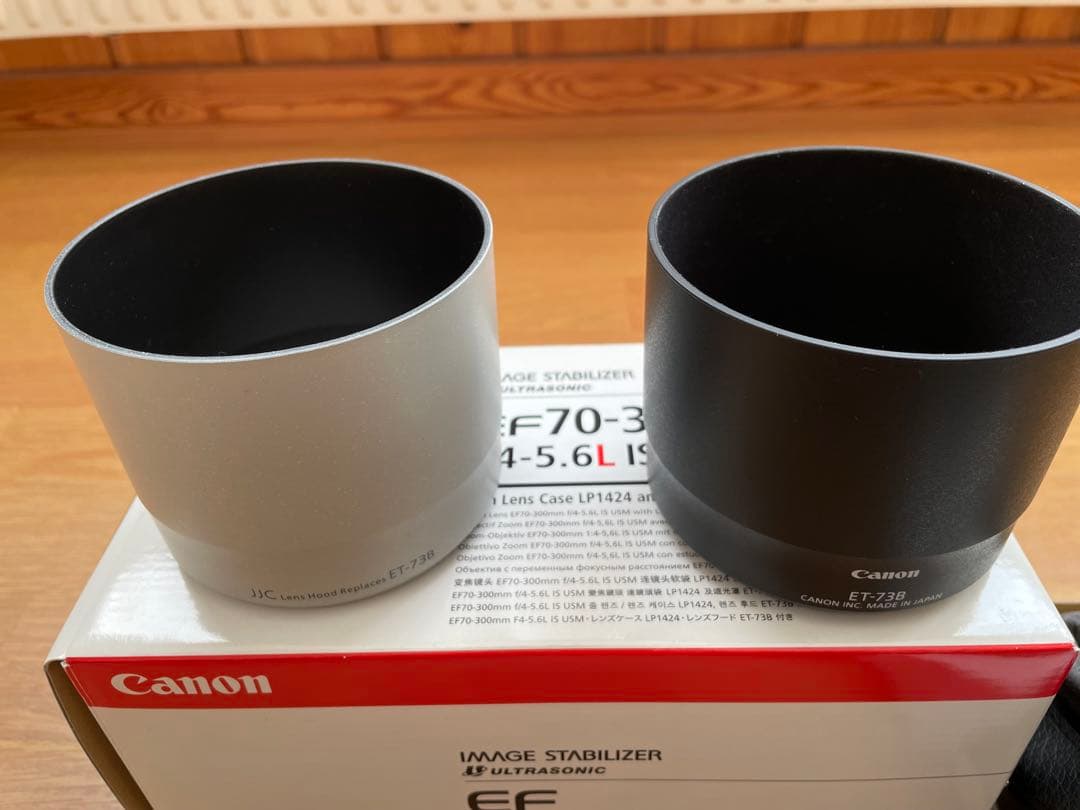 Canon EF 70-300mm f/4-5.6 IS USM おまけ2点