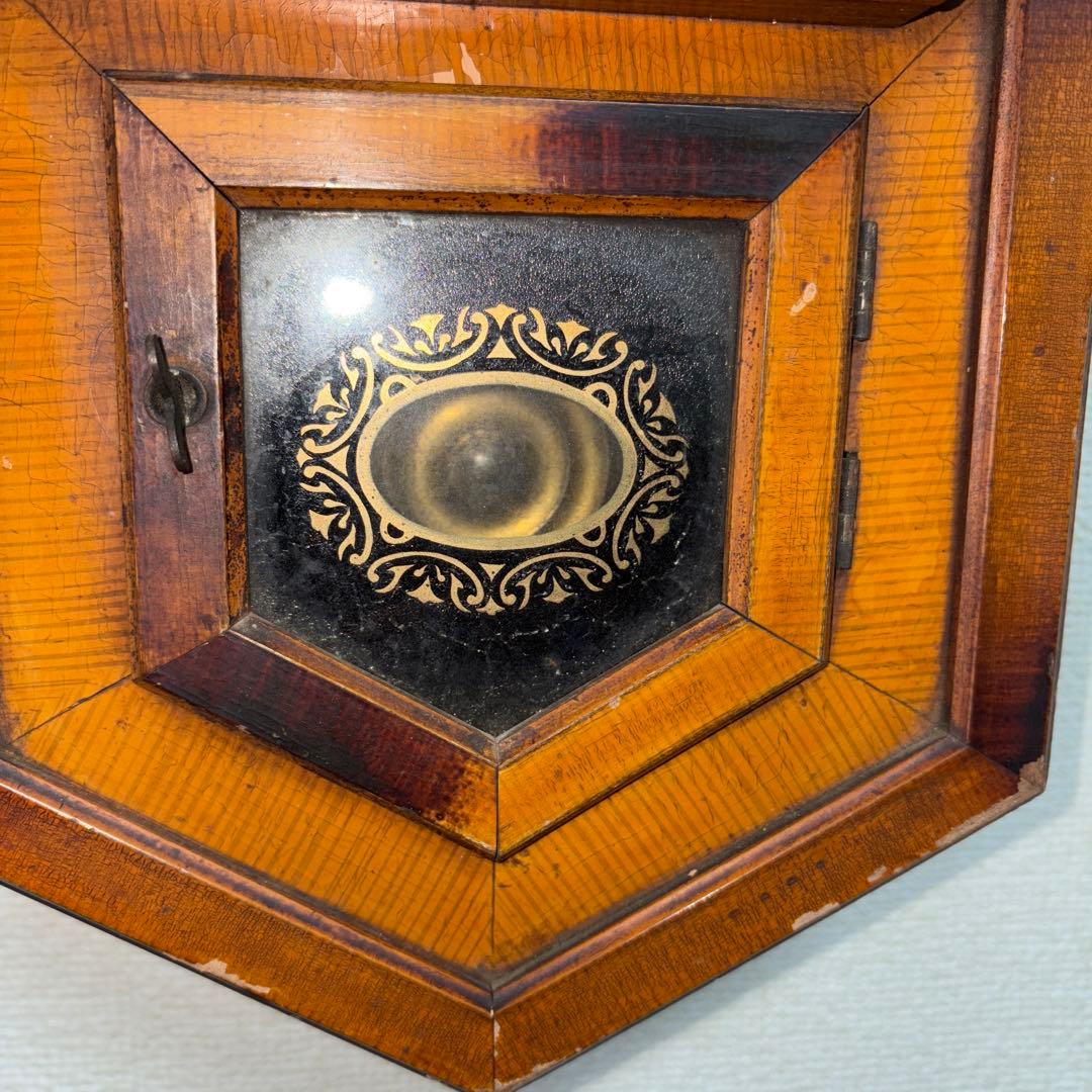 ア*所様 SEIKOSYA 精工舎 掛時計　ボンボン時計　アンティーク　レトロ送