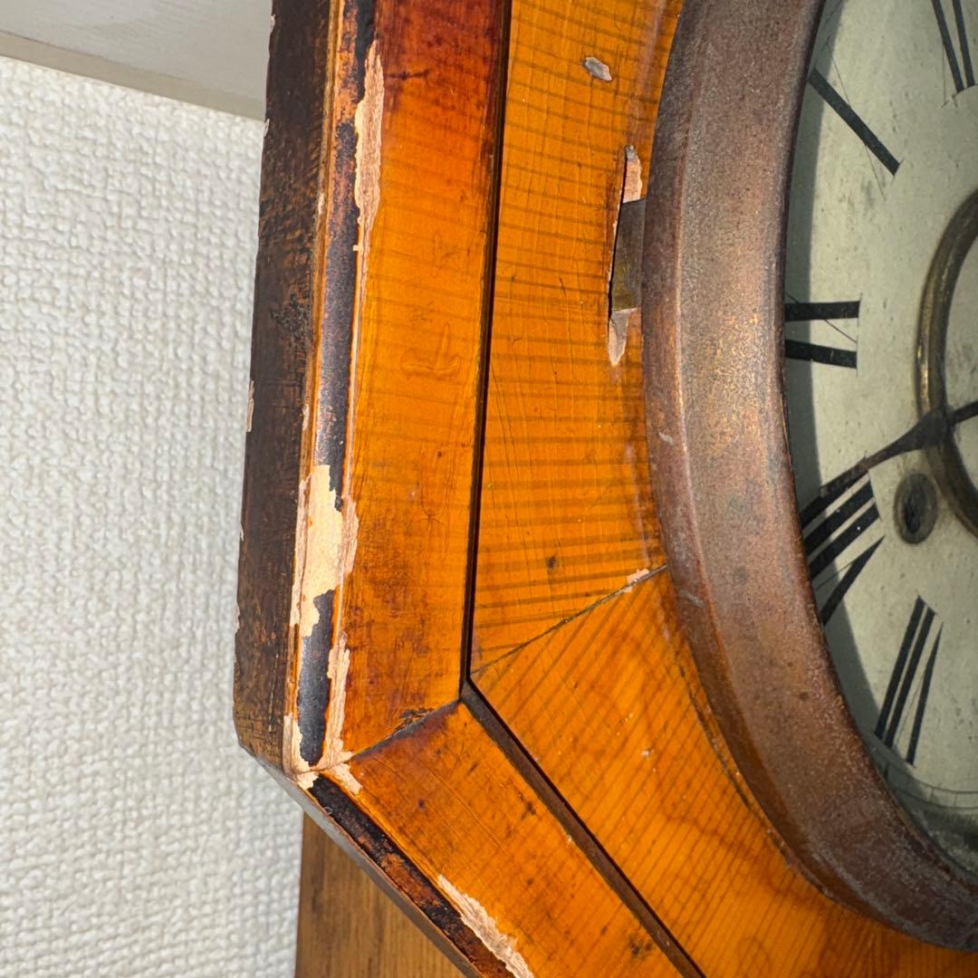 ア*所様 SEIKOSYA 精工舎 掛時計　ボンボン時計　アンティーク　レトロ送