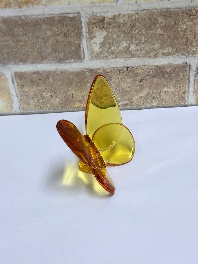 Baccarat バカラ ラッキーバタフライ イエロー