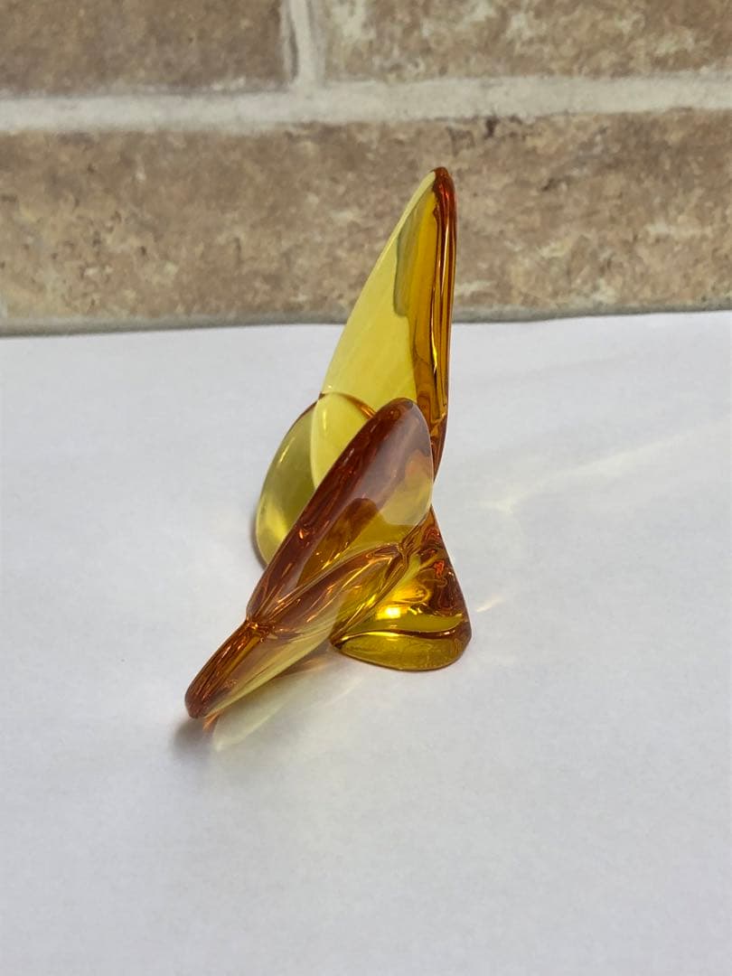 Baccarat バカラ ラッキーバタフライ イエロー