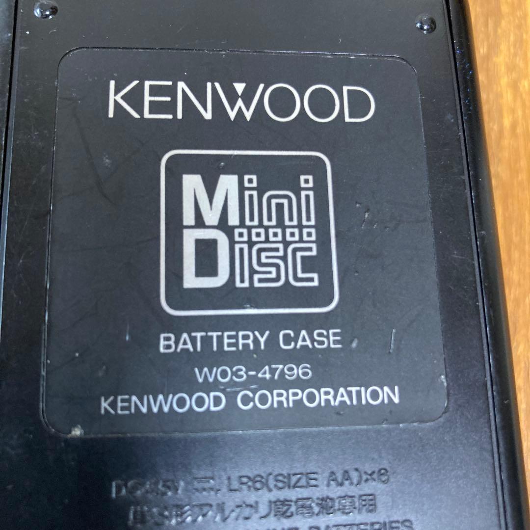 ジャンク品 KENWOOD ポータブルMDレコーダー DMC-E7R 再生 録音