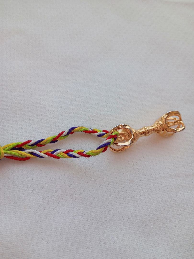 五鈷杵キーホルダー新品未使用ハンドメイド