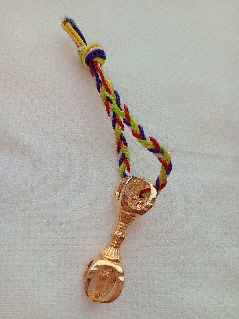 五鈷杵キーホルダー新品未使用ハンドメイド