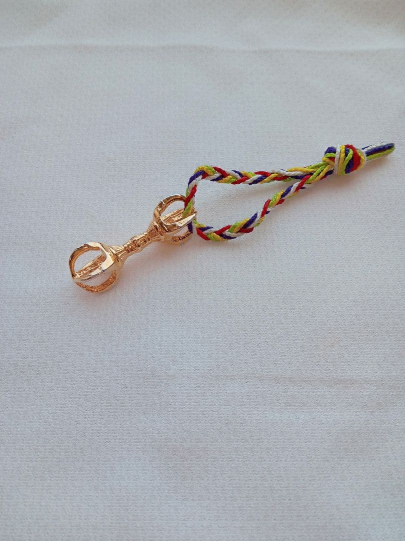 五鈷杵キーホルダー新品未使用ハンドメイド