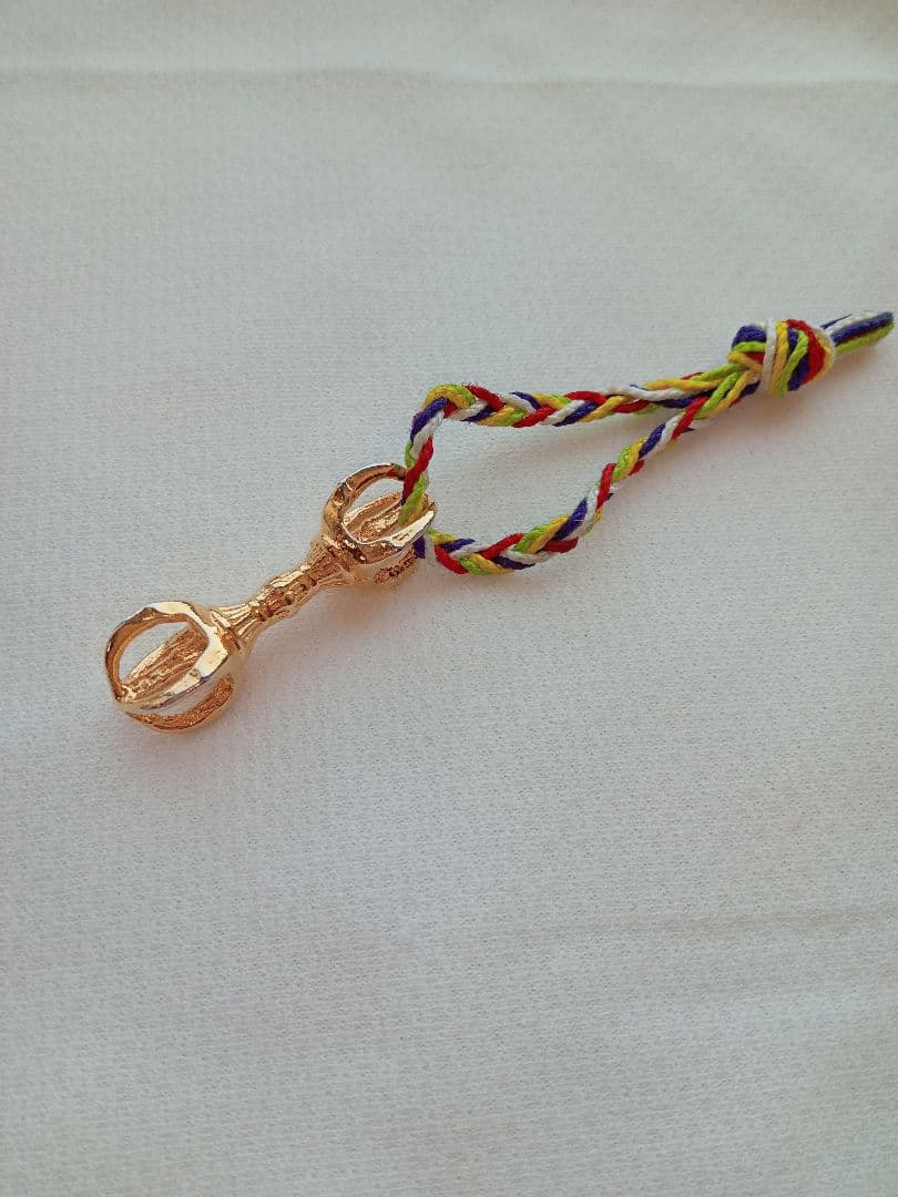 五鈷杵キーホルダー新品未使用ハンドメイド