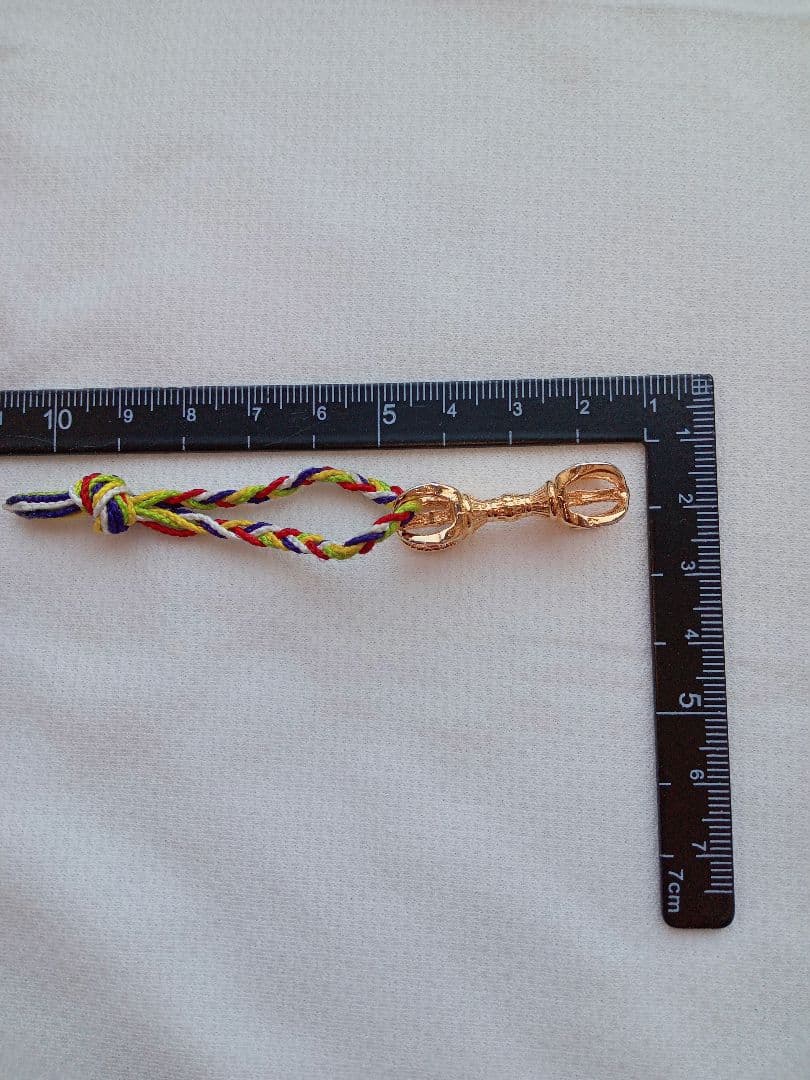 五鈷杵キーホルダー新品未使用ハンドメイド