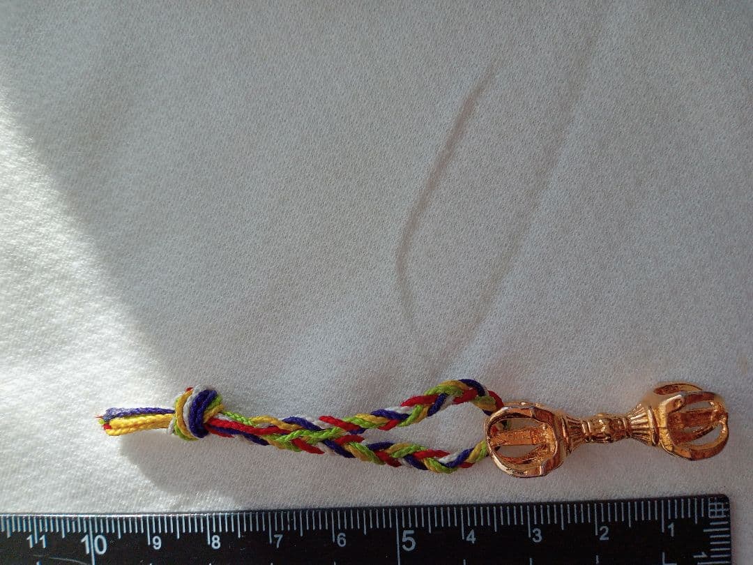 五鈷杵キーホルダー新品未使用ハンドメイド