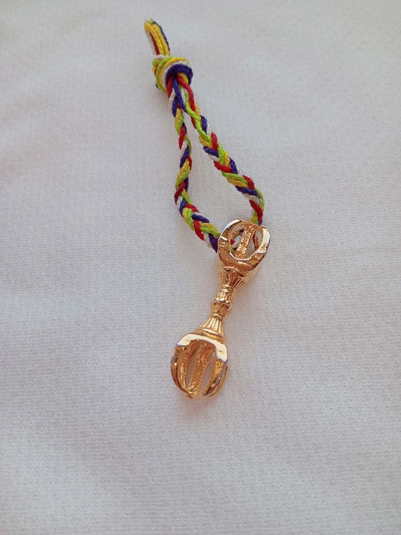 五鈷杵キーホルダー新品未使用ハンドメイド