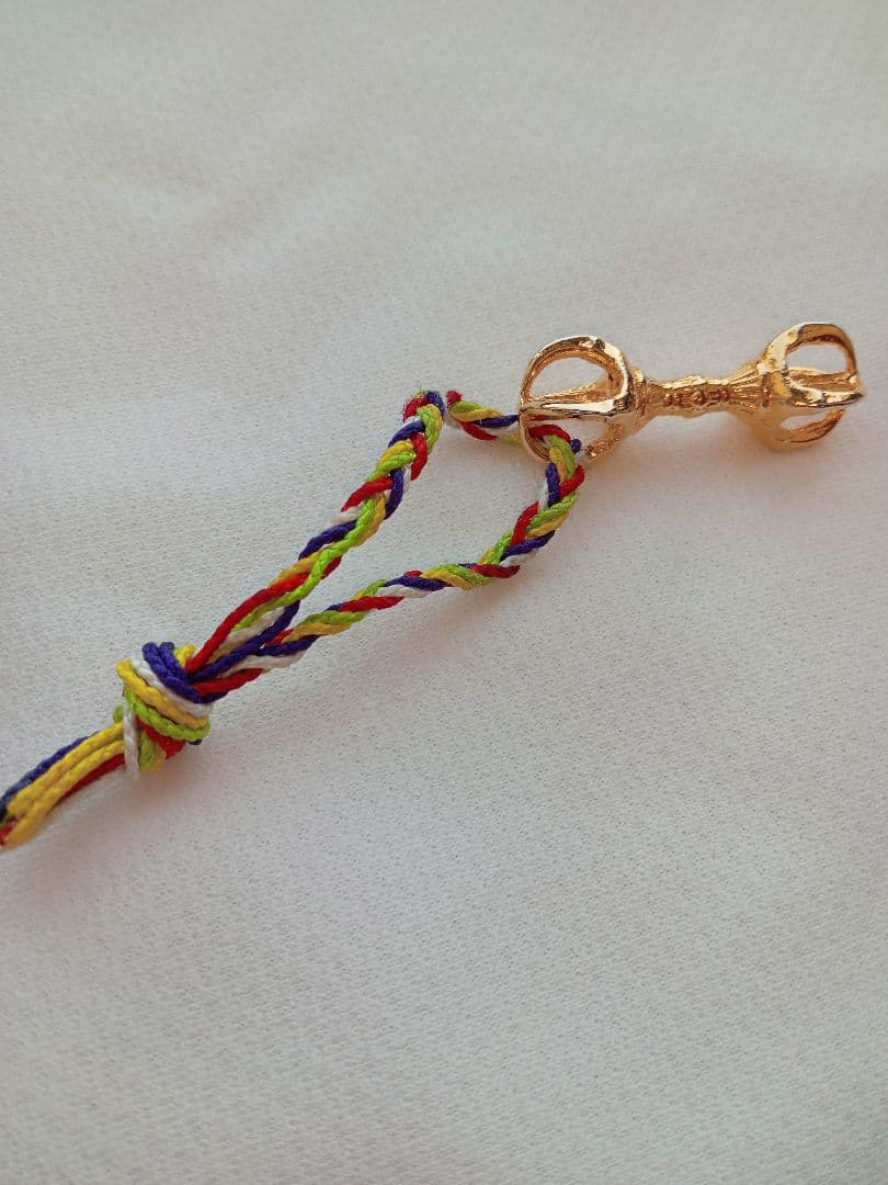 五鈷杵キーホルダー新品未使用ハンドメイド