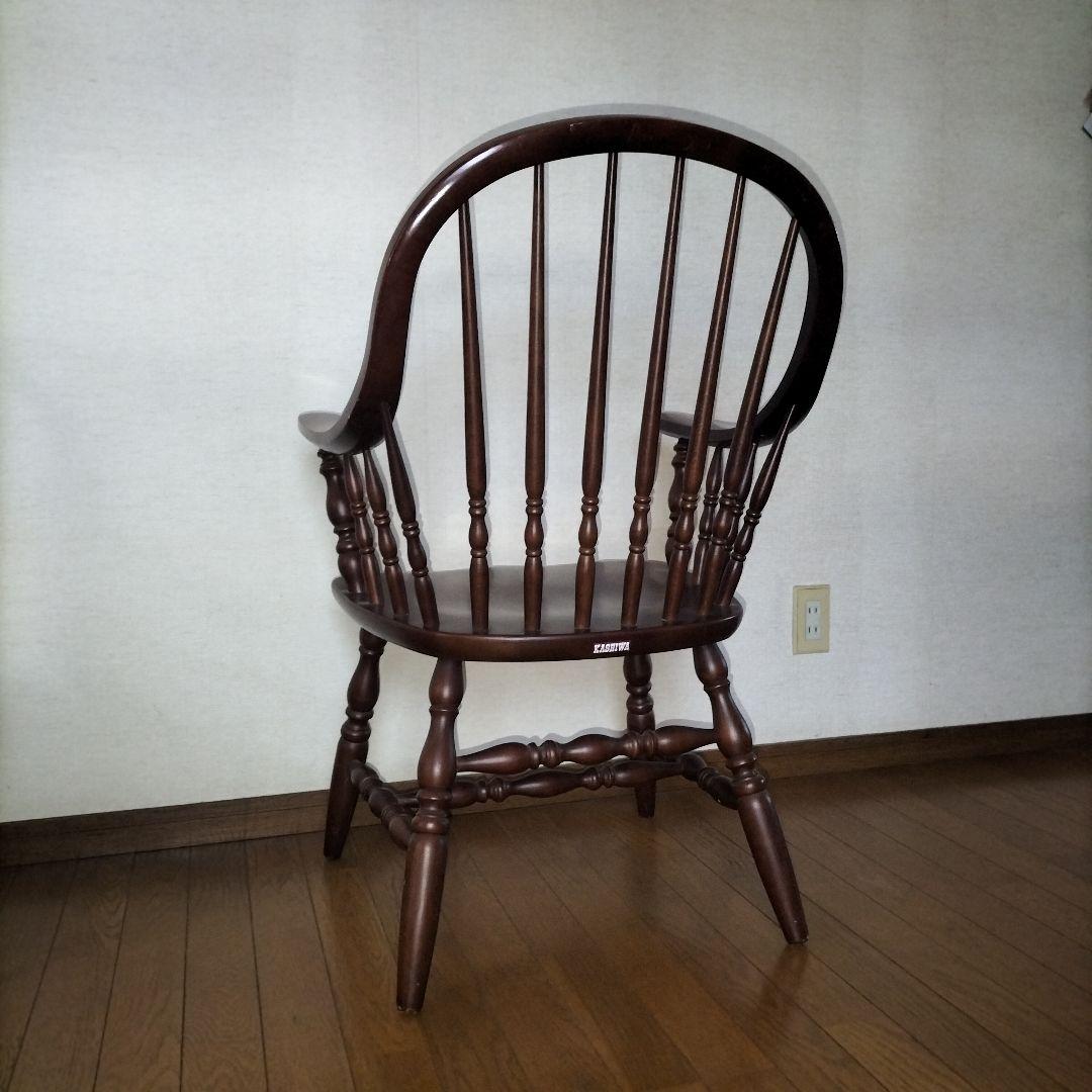 柏木工　アーム　ウインザーチェアー　椅子　ダイニング　チェア