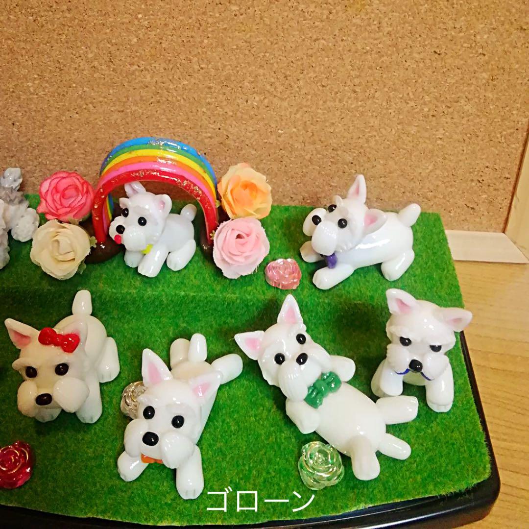 メリーポピンズ様❤ウエストハイランドホワイトテリア 印鑑スタンド ペン立て♡