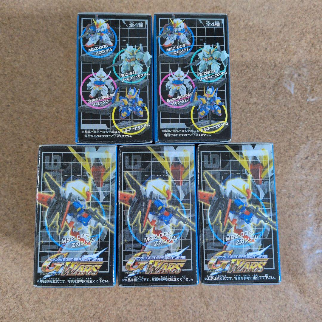 SDガンダム ジージェネ コレクタブルフィギュア4 Zガンダム 5個まとめ