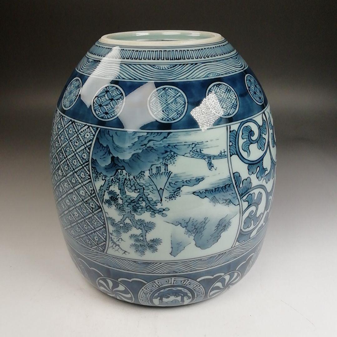 Ｗ２７７　水指　『祥瑞写　水指』『青雲窯　藤井邦幸 作』　共箱　茶道具