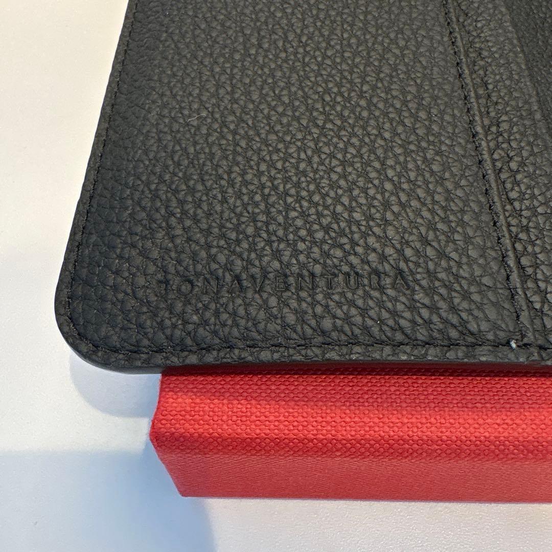 【ほぼ未使用】BONAVENTURA 手帳型ケース 黒　iPhone14plus