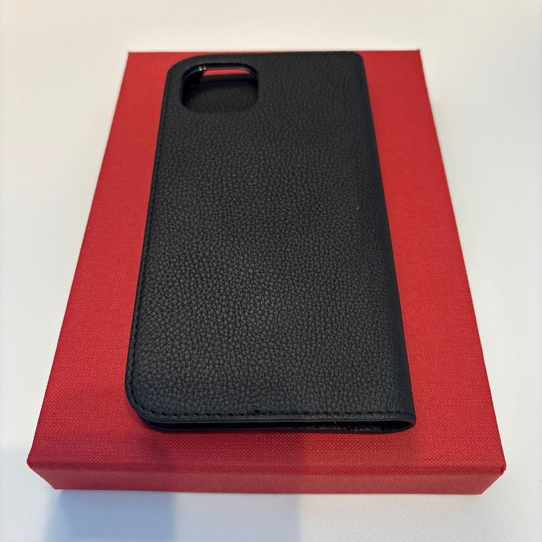 【ほぼ未使用】BONAVENTURA 手帳型ケース 黒　iPhone14plus