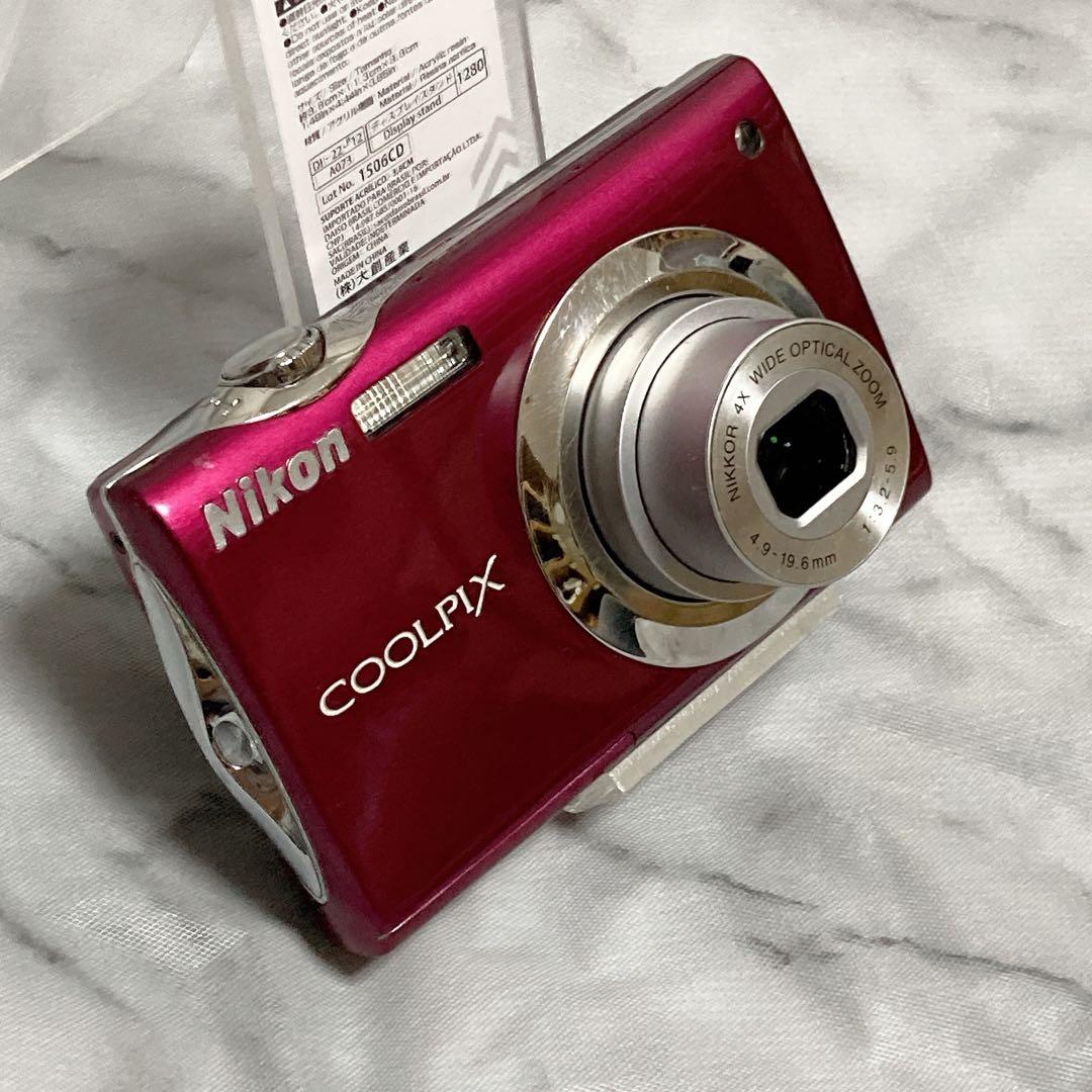 Nikon ニコン　COOLPIX S4000 ルビー　レッド　ピンク　デジカメ