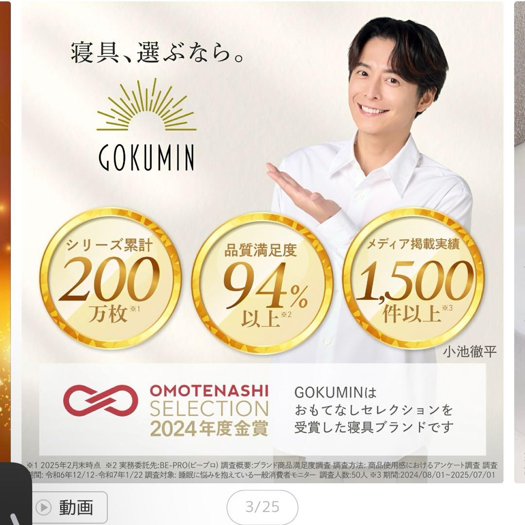 極眠　GOKUMIN 枕　ピロー　まくら　低反発　竹炭消臭　高さ調整
