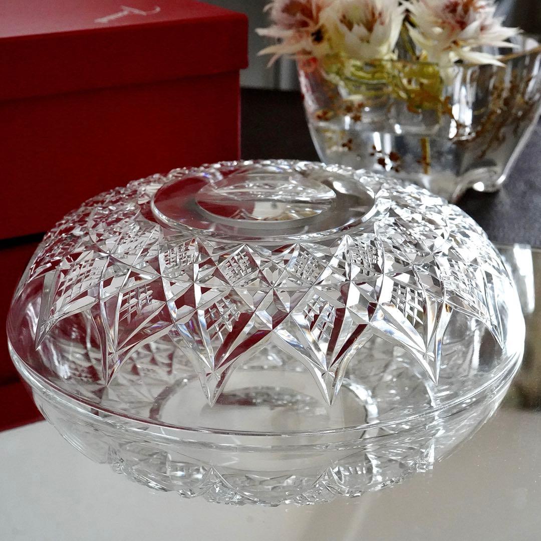 大型 オールドバカラ コルベール サラダボウル 未使用品 箱付★BACCARAT