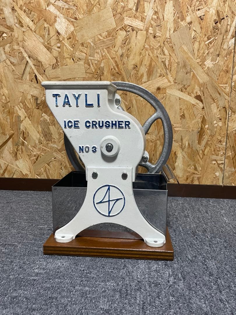 TAYLIアイスクラッシャーNo3 ICE CRUSHER昭和レトロヴィンテージ