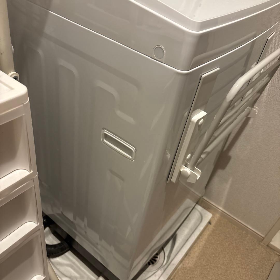 アイリスオーヤマ 二槽式洗濯機 6kg(タオルラック付き)