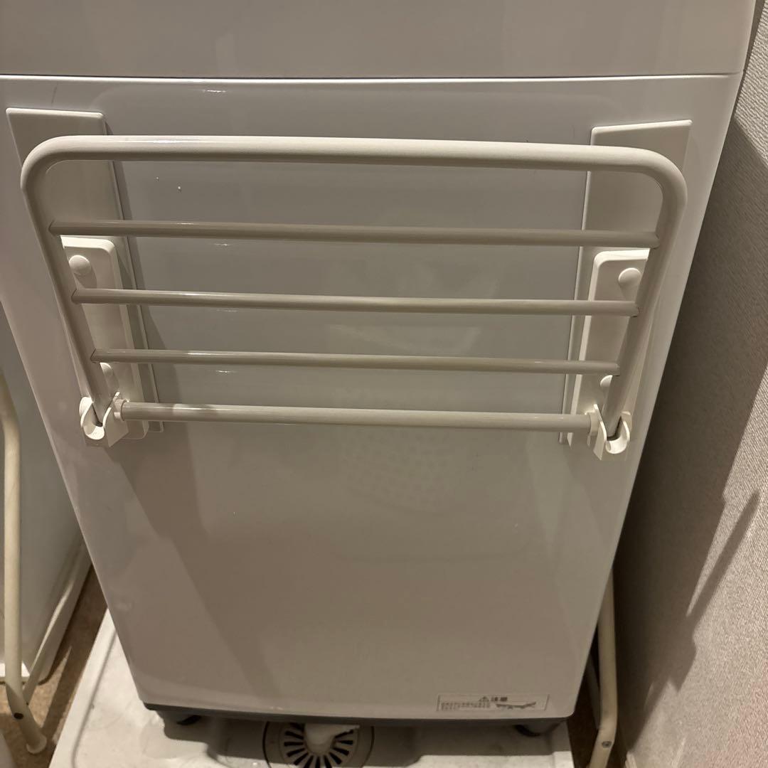 アイリスオーヤマ 二槽式洗濯機 6kg(タオルラック付き)