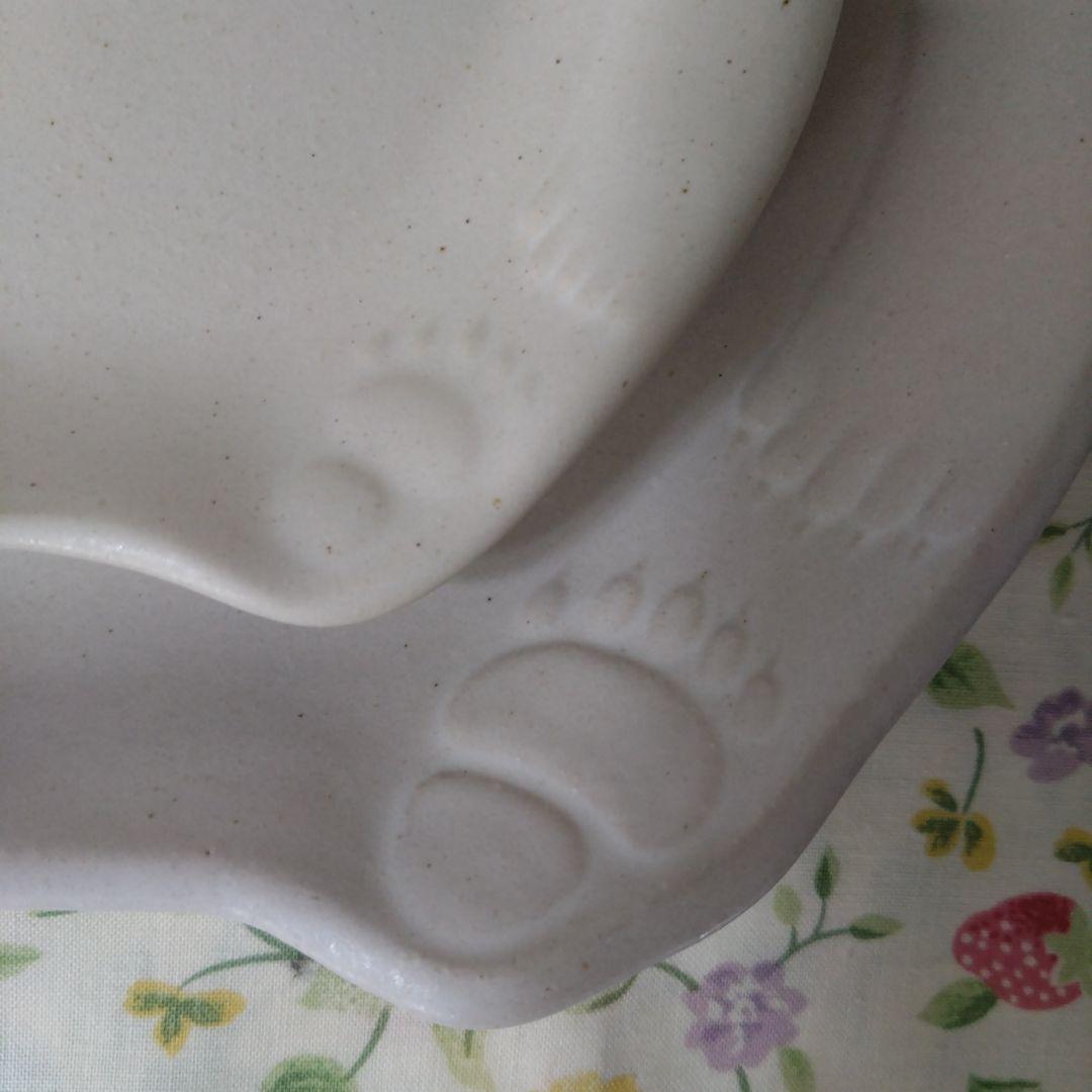美品 *＊*… シロクマのお皿大＆中皿 各2枚セット *＊*…