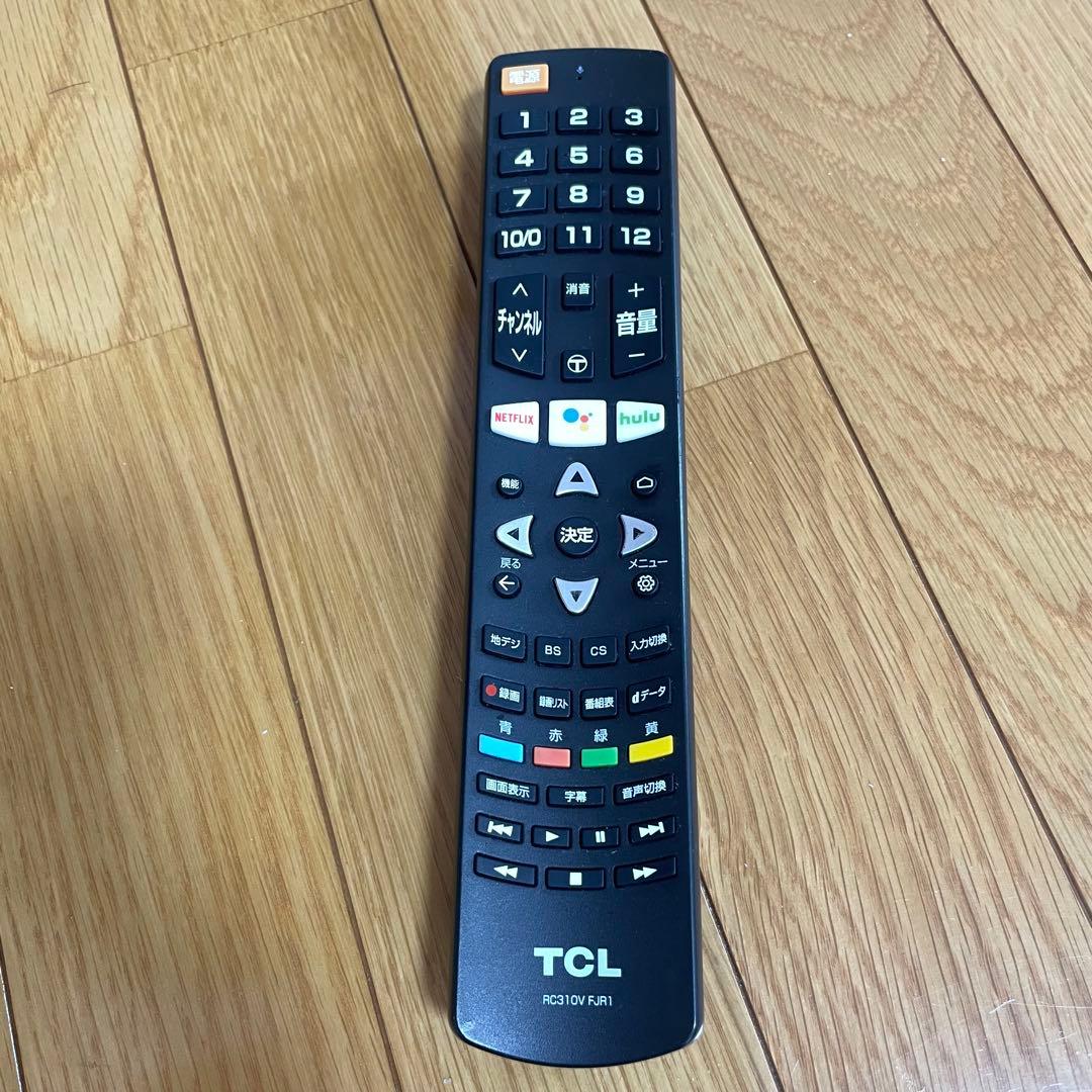 TCL 4Kスマート液晶テレビ　android TV43型