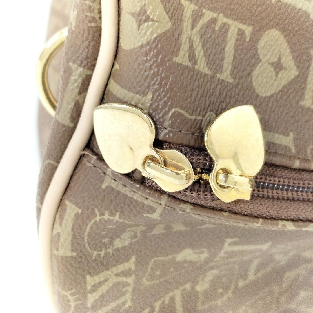 超希少 ハローキティ モノグラム ボストンバッグ KT柄 2002年 サンリオ