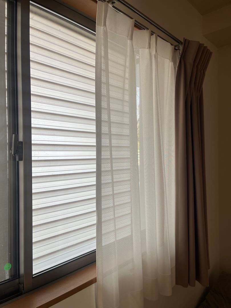 sangetsuベージュ のドレープカーテンセット