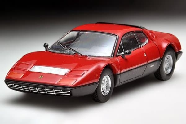 【未使用・TOMYTEC】フェラーリ 365 GT4 BB（赤/黒）