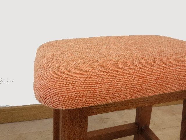 北海道手作り家具　ケヤキ材　スツール　２色選択可能 ＳＨ４４５