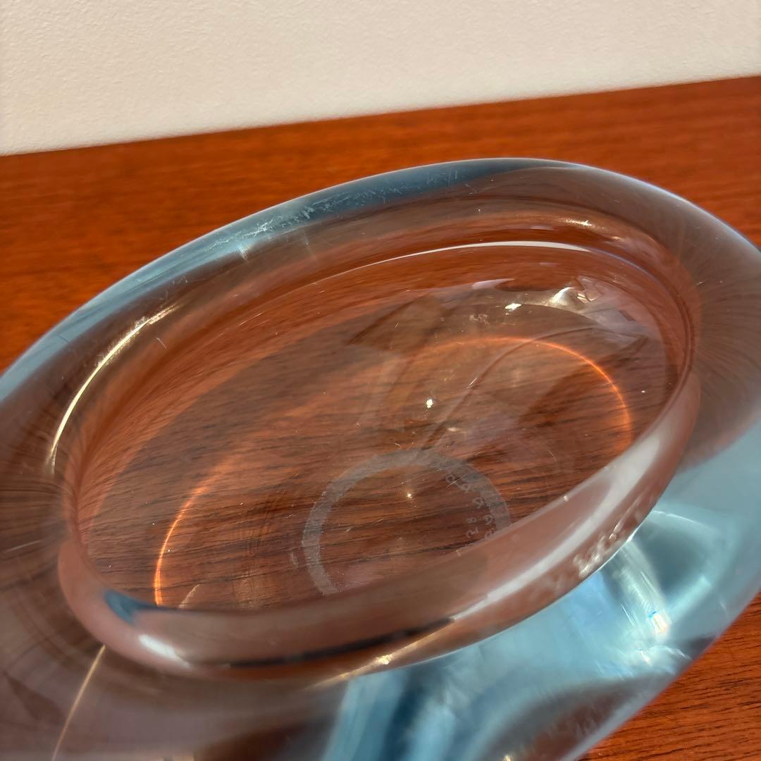 北欧ヴィンテージ　ホルムガード　ガラス小物入れc デンマーク