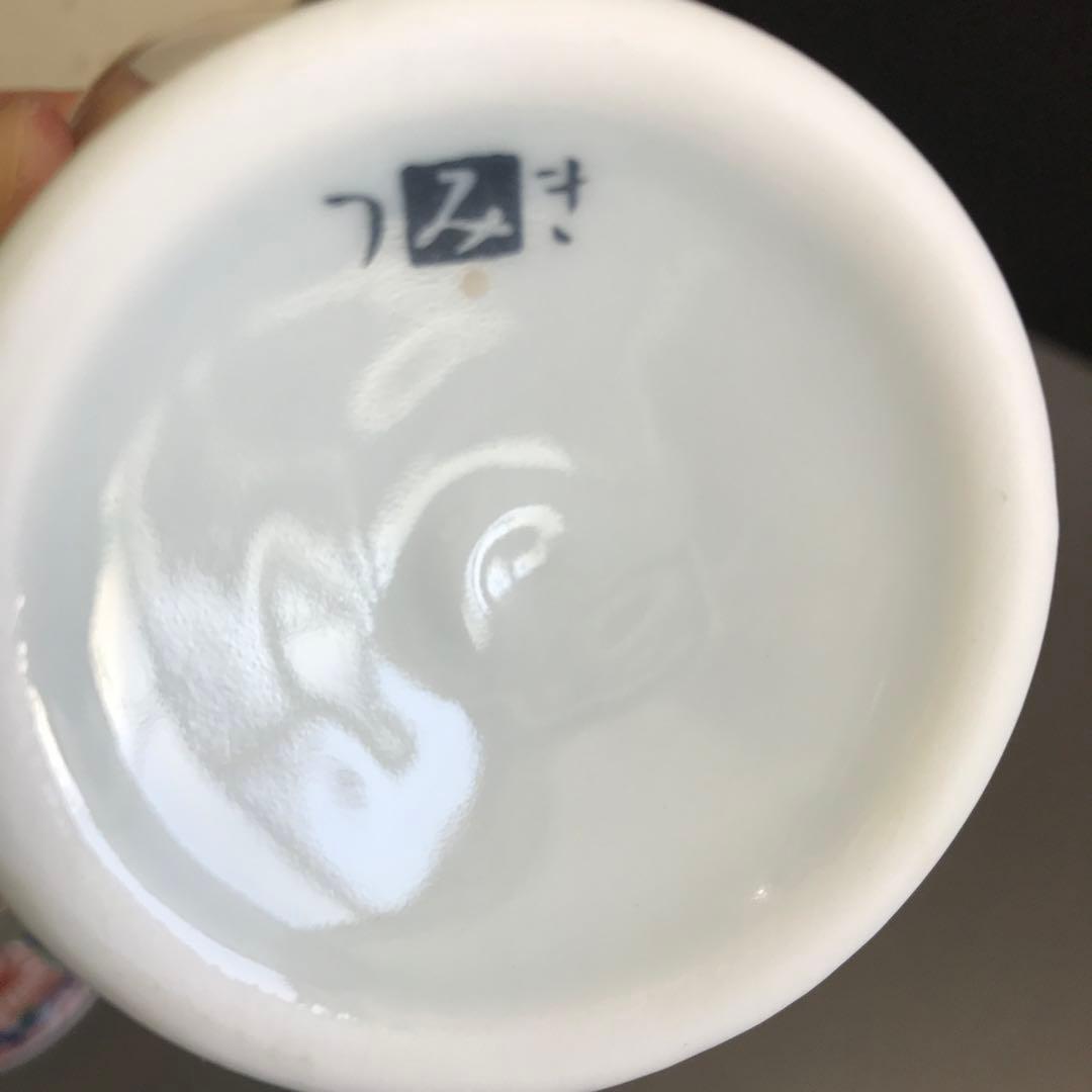 三洋陶器　龍峰窯　つみき　赤絵花鳥　ガラスデザート鉢揃　高台小鉢　輪花鉢　和食器