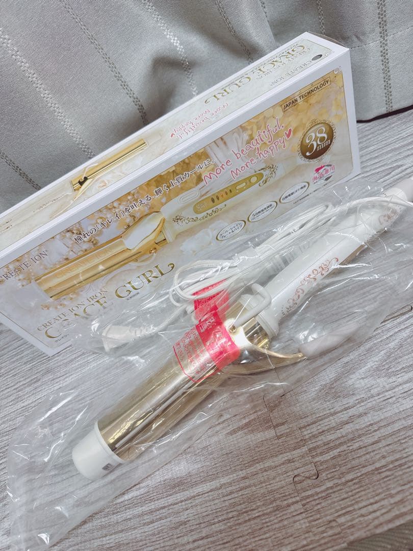 クレイツイオン ヘアアイロン グレイスカール 38mm CIC-W72012N