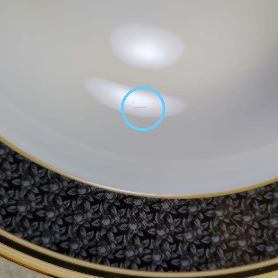 ウェッジウッド　クリオ　ブラックダマスク　スープ皿　プレート　ディーププレート