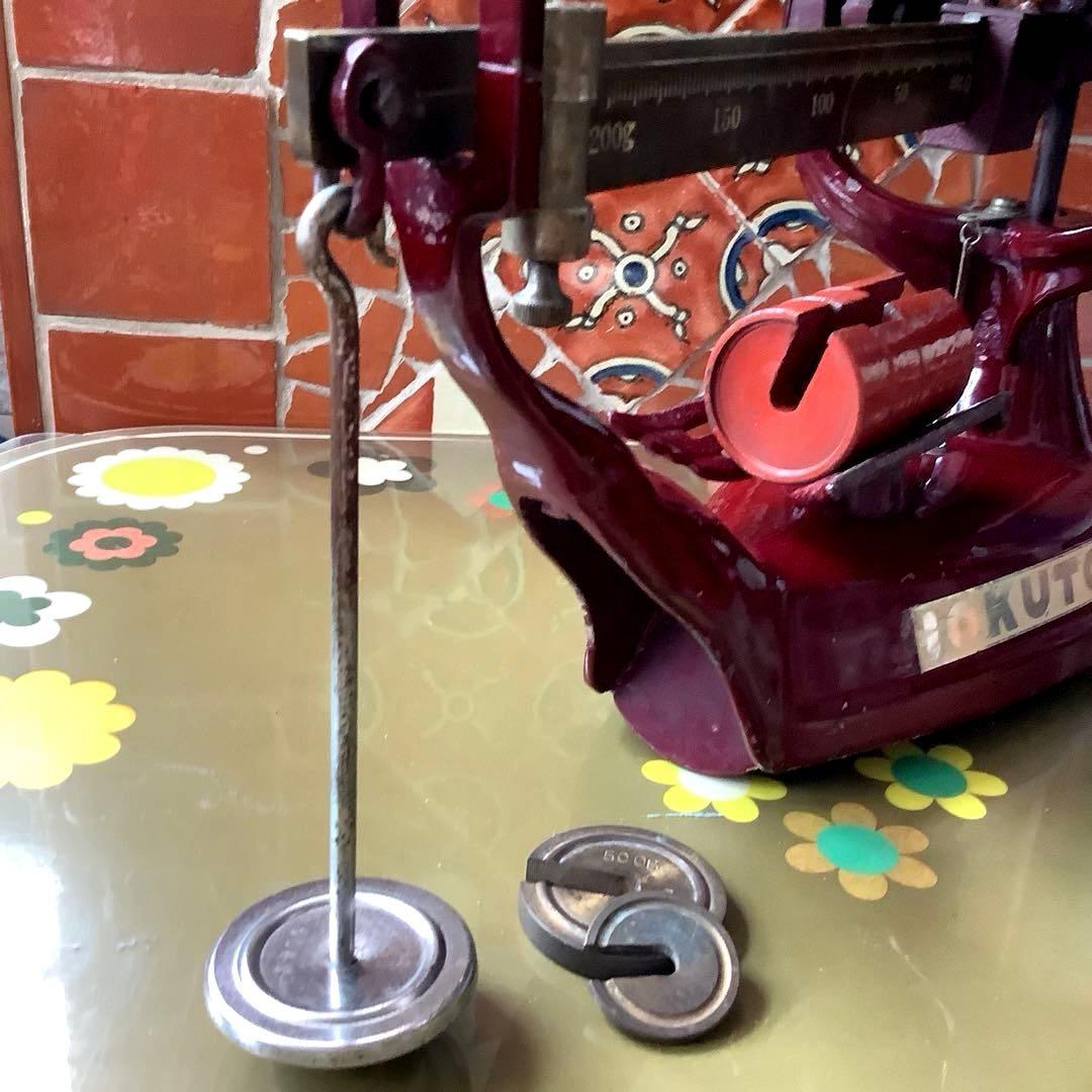 昭和レトロ　上皿竿秤　竿はかり　上皿さおはかり　秤量5kg インテリア雑貨