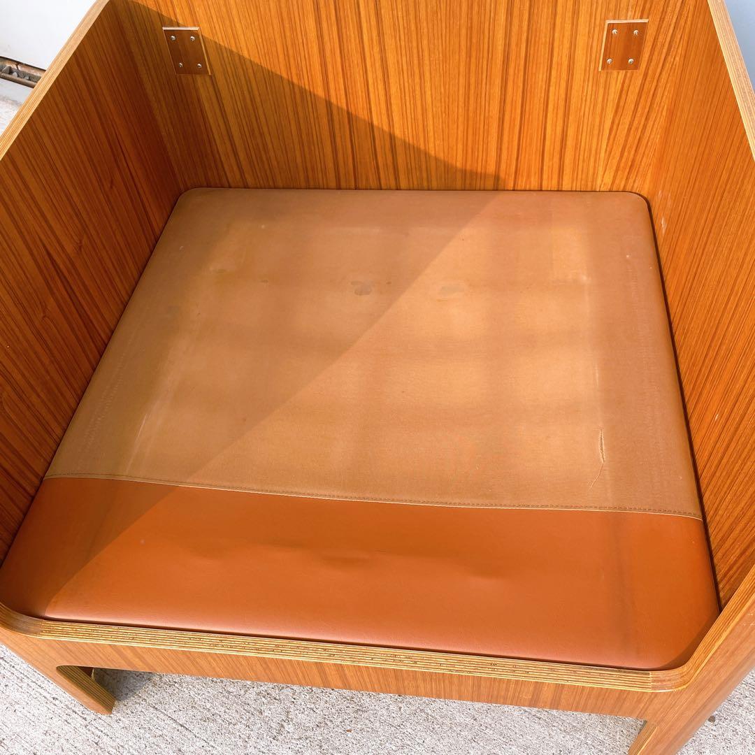 天童木工Haco チェア③ ソファ 1人掛け 本革 レザー 椅子 アームチェア