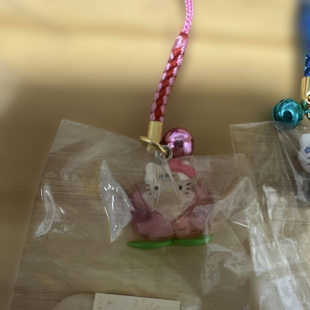 新品★ ハローキティ ご当地ストラップ 8個セット 平成レトロ
