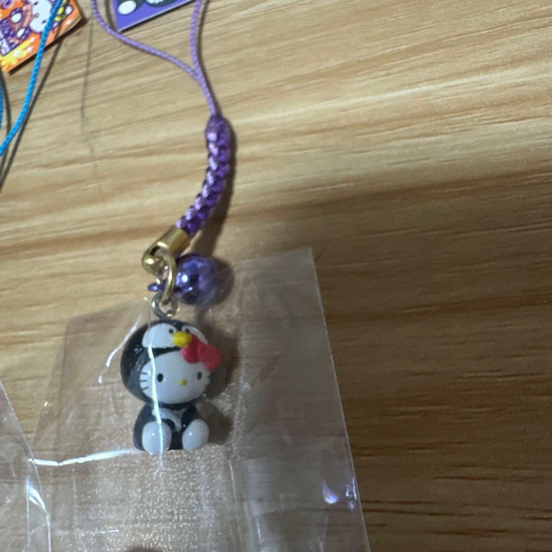 新品★ ハローキティ ご当地ストラップ 8個セット 平成レトロ