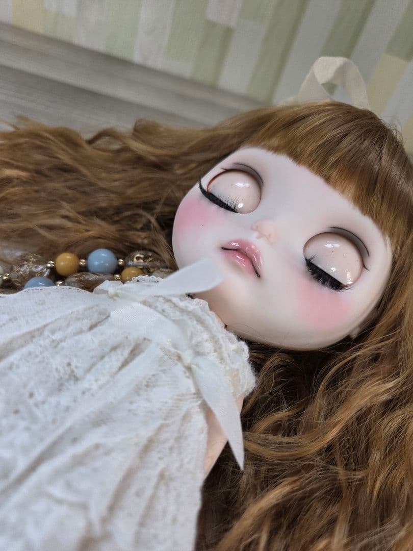 カスタム　アイシードール　253　ウィッグ&オープンマウス